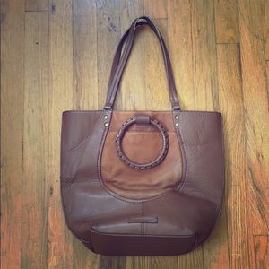 Lucky Brand Brown Leather Tote